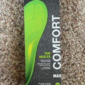 Superfeet Insole. Size D. Run comfort arch support